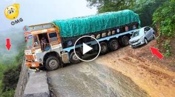 Lorry Videos : Dare Drive On Dangerous Ghat Down Turns | Ghat Trucks | Truck Videos | Trucks In M...