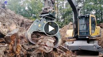 Amazing Stump Remove Machines, Land clearing modern machines, Forestry Mulches