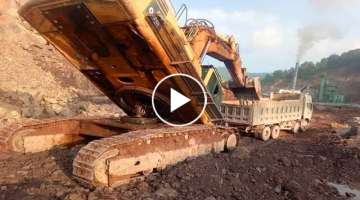 World's Extremely Dangerous Excavator & Heavy Equipment Operator Skill - Crane & Truck Fails Work...