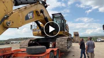 Transporting The Caterpillar 385C Excavator To The Next Job - Sotiriadis/Labrianidis Construction...