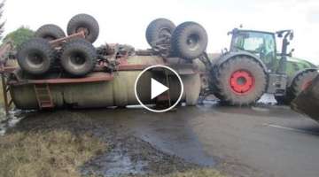 I Was Surprised By This Video Tractors Vs Machinery In Dangerous Situations Heavy Equipment Accid...