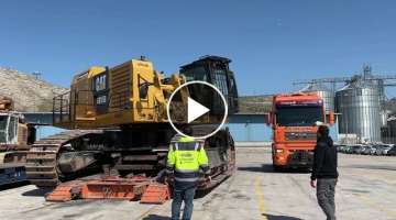 Transporting Bulldozer, Crusher, Dumpers And Excavators - Mega Machines Movie - 4k