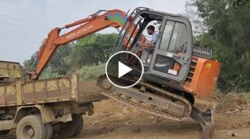 Tata Hitachi unloading skills