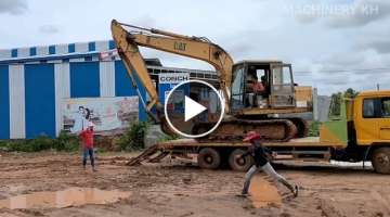 Construction Vehicles | Uses of Roadheader & Other Trucks Excavator Cat 120